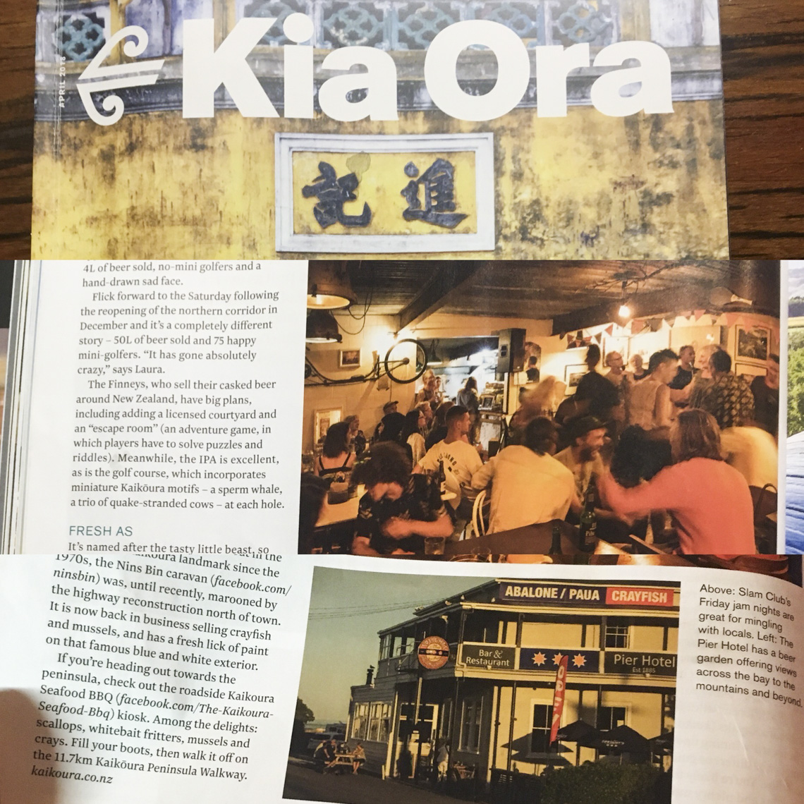 Kia Ora magazine Kaikoura Feature 