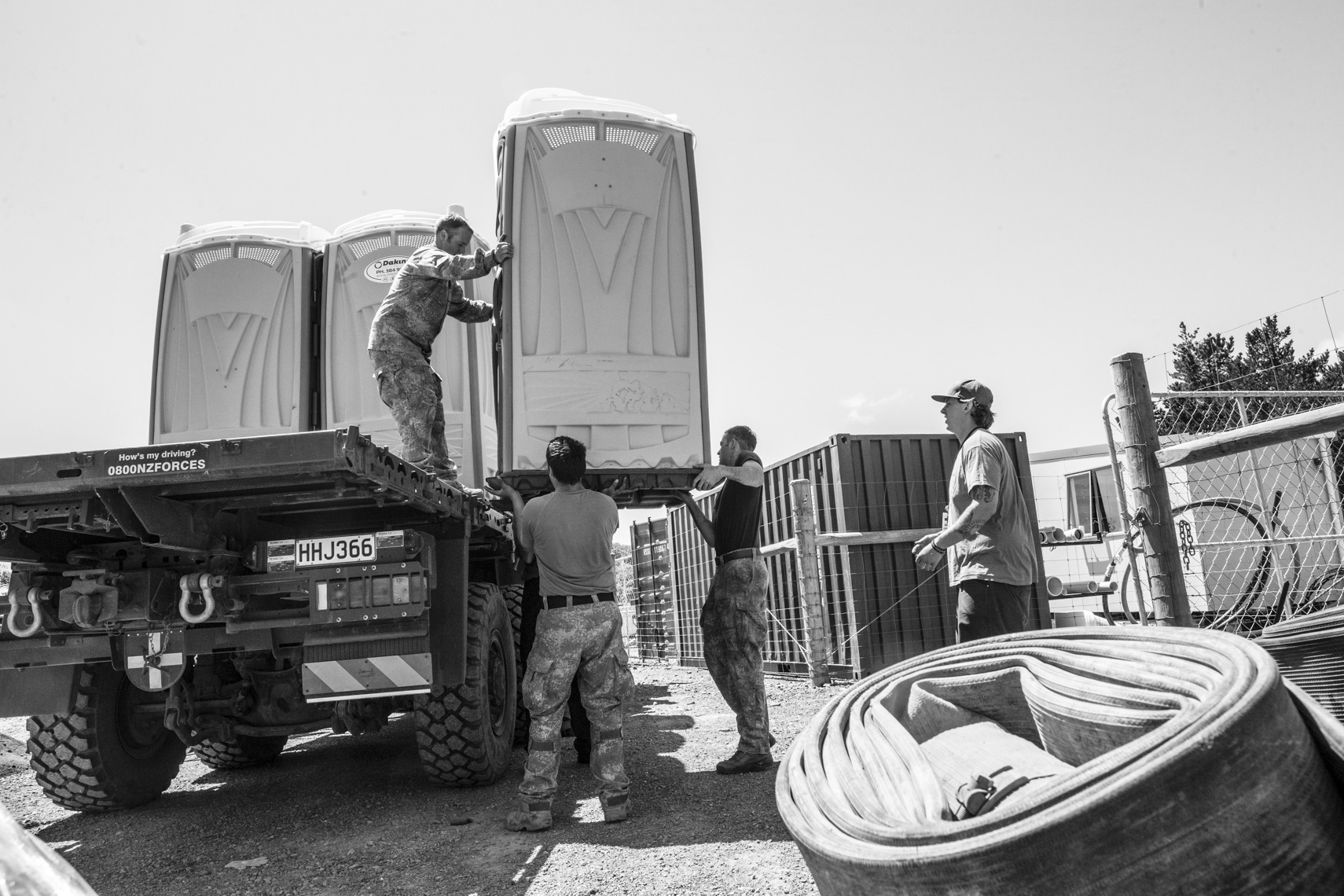 Chemical toilets arrive